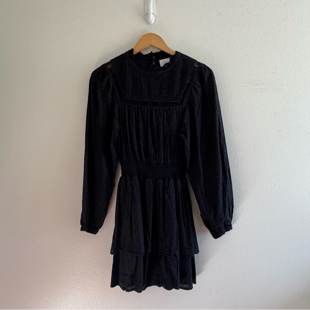 Cleobella Berit Black
Embroidered Mini Long Sleeve Dress size Small - Picture 3 of 10